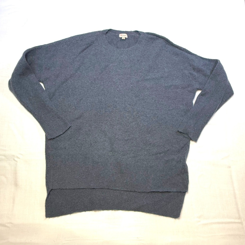 CREMIEUX Womens Grey Long Sleeve Sweater Size S Wool Alpaca Blend Tunic